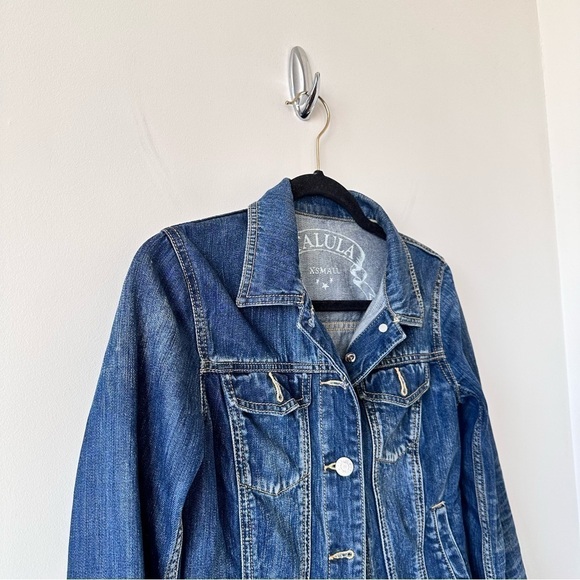 ARITZIA-TALULA Denim Long Sleeve Jacket (Size:XS) - Picture 9 of 11